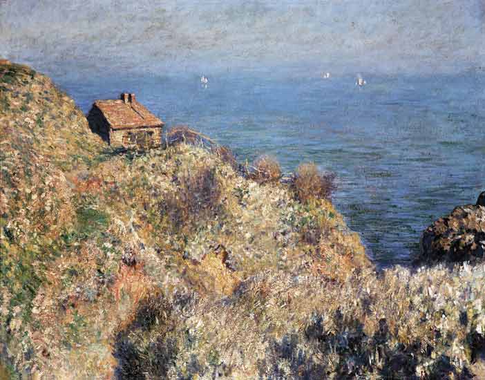 La casa de los Aduaneros, cuadros de Claude Monet