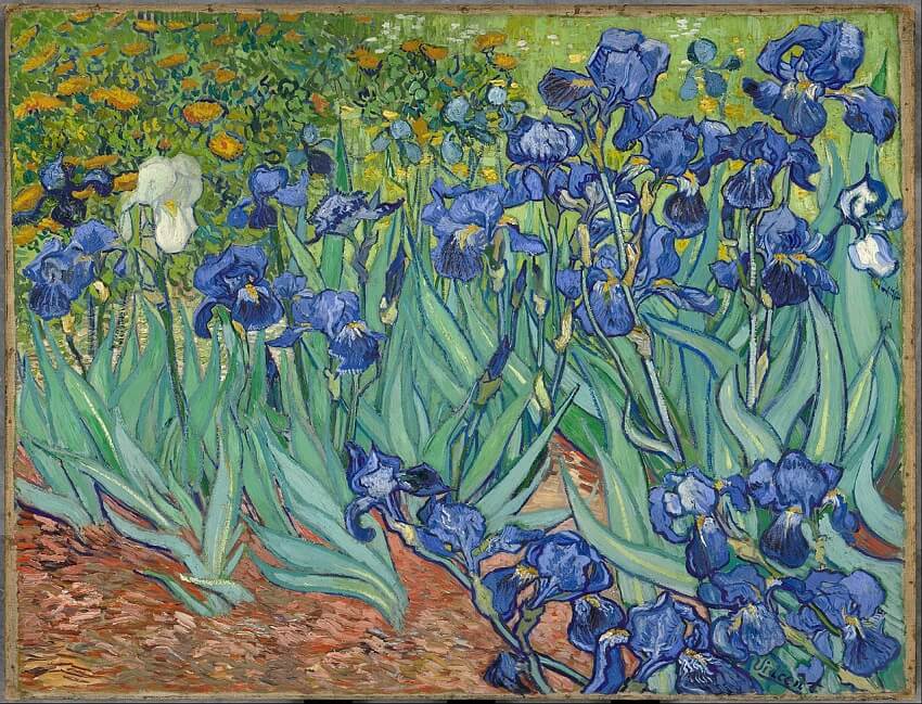 Lirios, obras y pinturas de Van Gogh arte impresionista