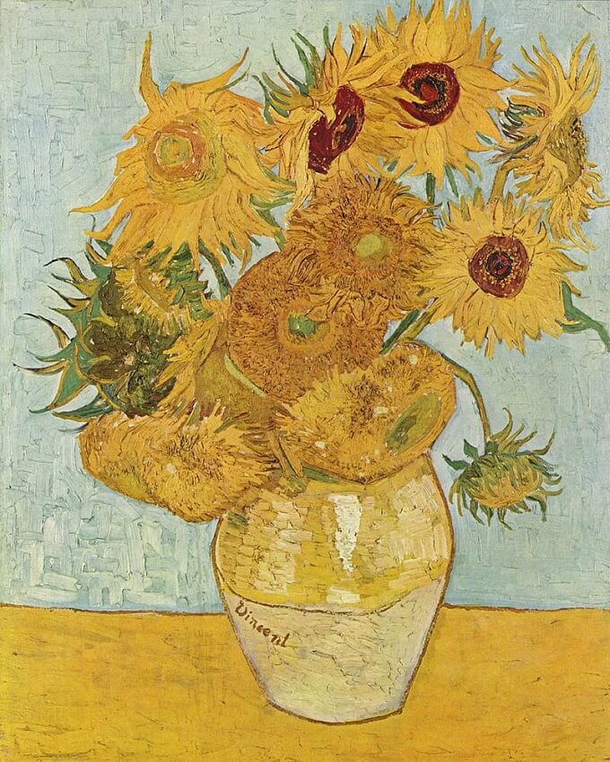 Los Girasoles obras y pinturas de Vincent Van Gogh