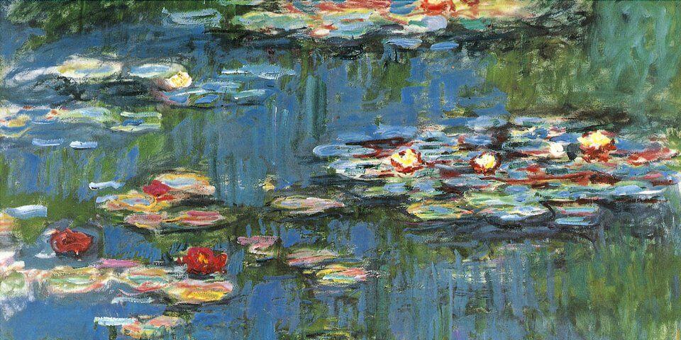 Serie de Los Nenúfares, cuadro impresionista de Claude Monet