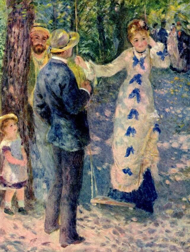 El Columpio, cuadro impresionista de Renoir