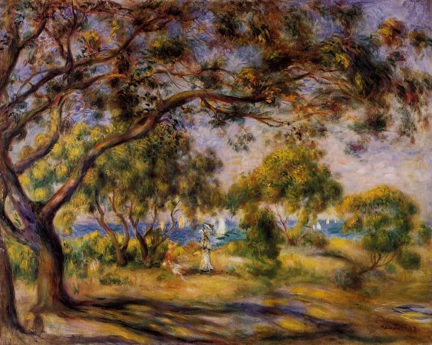 NoirMoutier, cuadros del impresionismo de Renoir