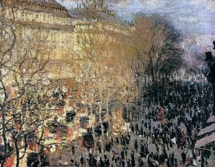 Obras del impresionismo - Boulevard de los Capuchinos - Monet