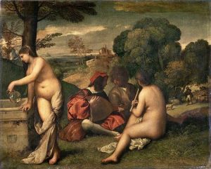 Obras renacentistas de Tiziano - Concierto Campestre