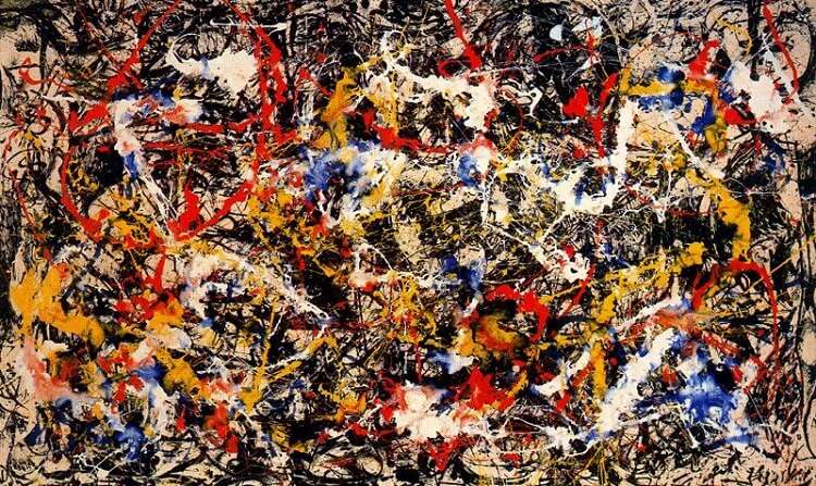 Convergencia, obra expresionista abstracta de Jackson Pollock