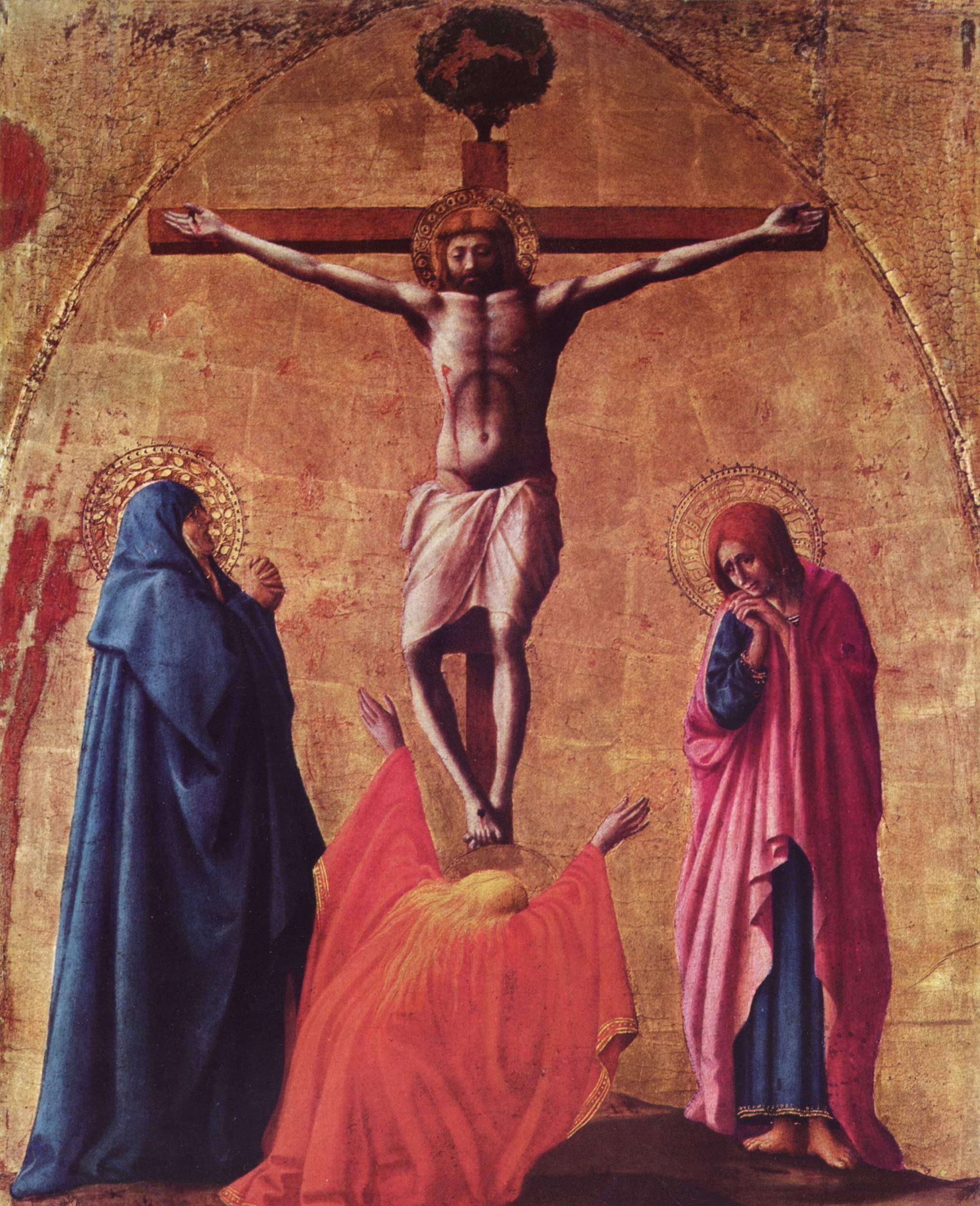 Crucifixion obra de Masaccio