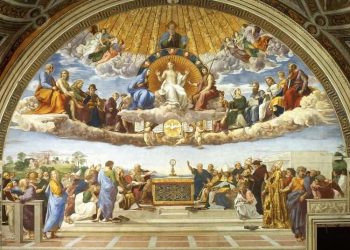 La disputa de la Eucaristía – Rafael Sanzio