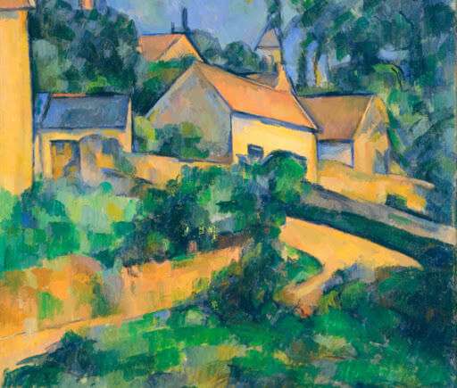 Impresionismo - Curva en el Camino - Cezanne