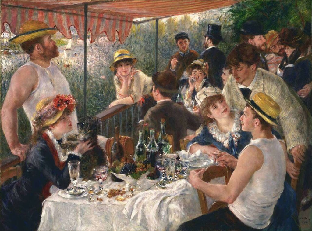 Cuadros Impresionistas - El Almuerzo de los Remeros - Renoir