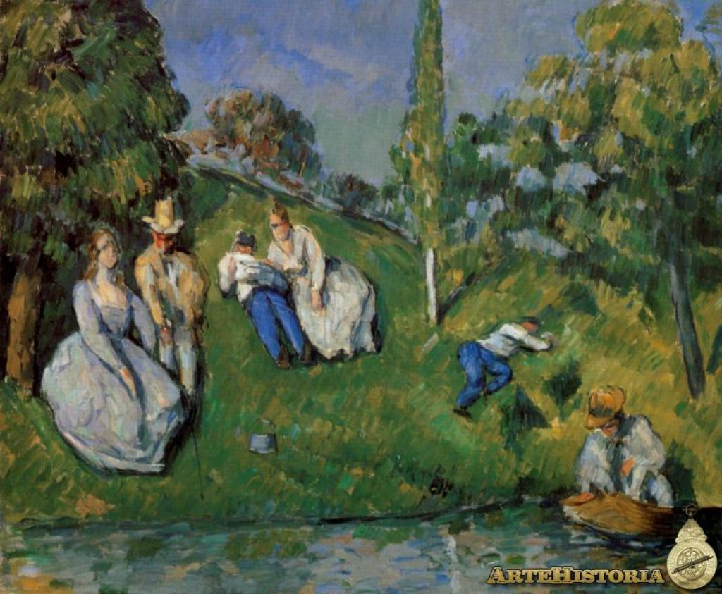 Obras del impresionismo - El Estanque - Cezanne