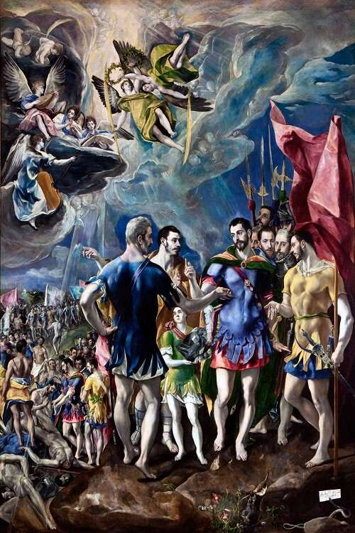 El martirio de san mauricio - El Greco