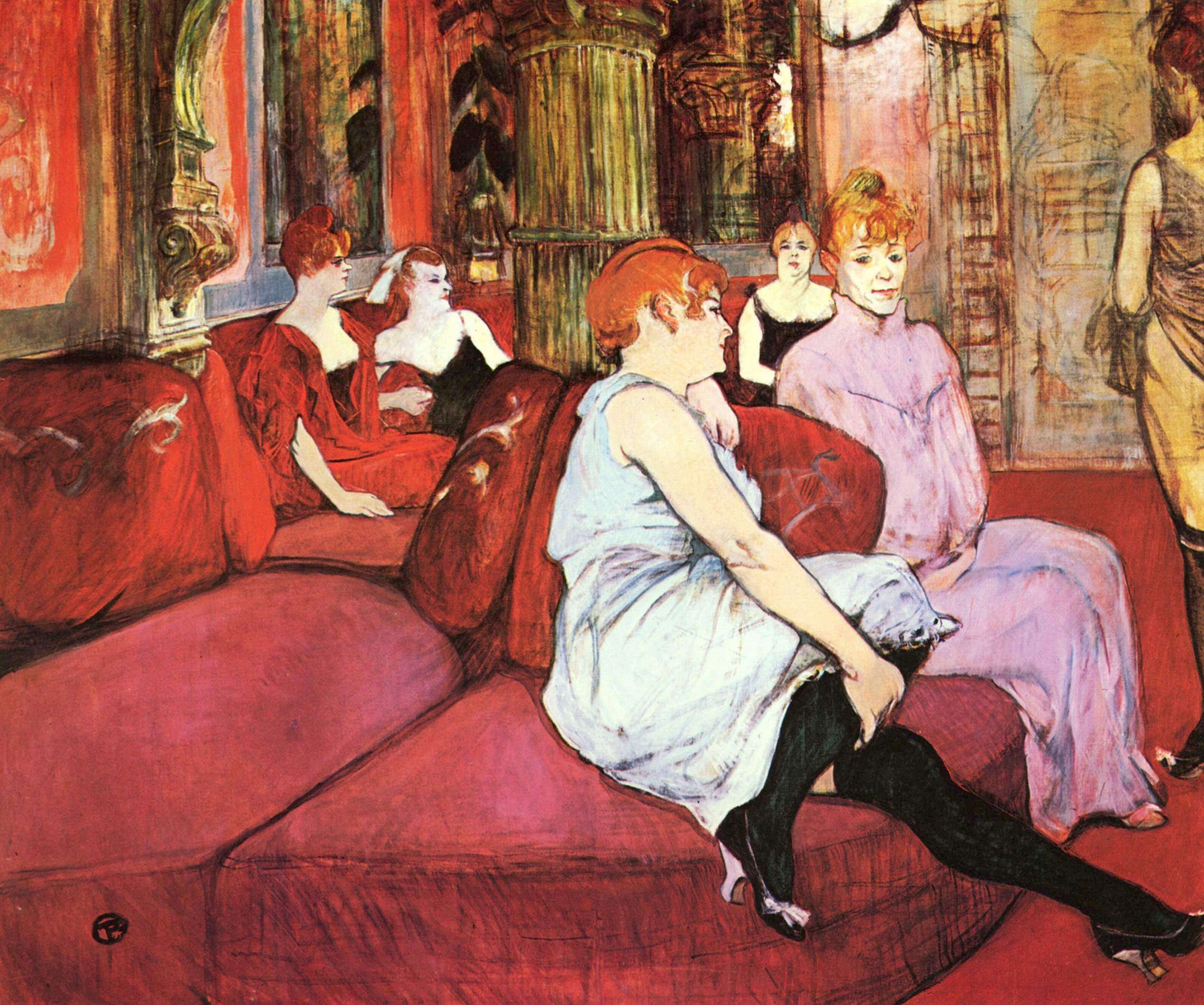 Impresionismo - En el Salón de la Calle de Moulins - Lautrec