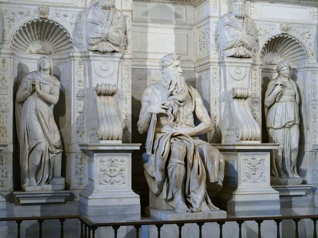 Escultura Renacentista - Moisés de Miguel Angel