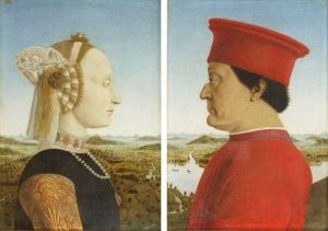 Díptico de Federico de Montfeltro y su mujer Battista Sforza