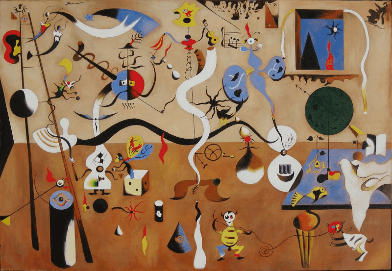 Surrealismo obras - Joan Miró - Carnaval del Arlequín