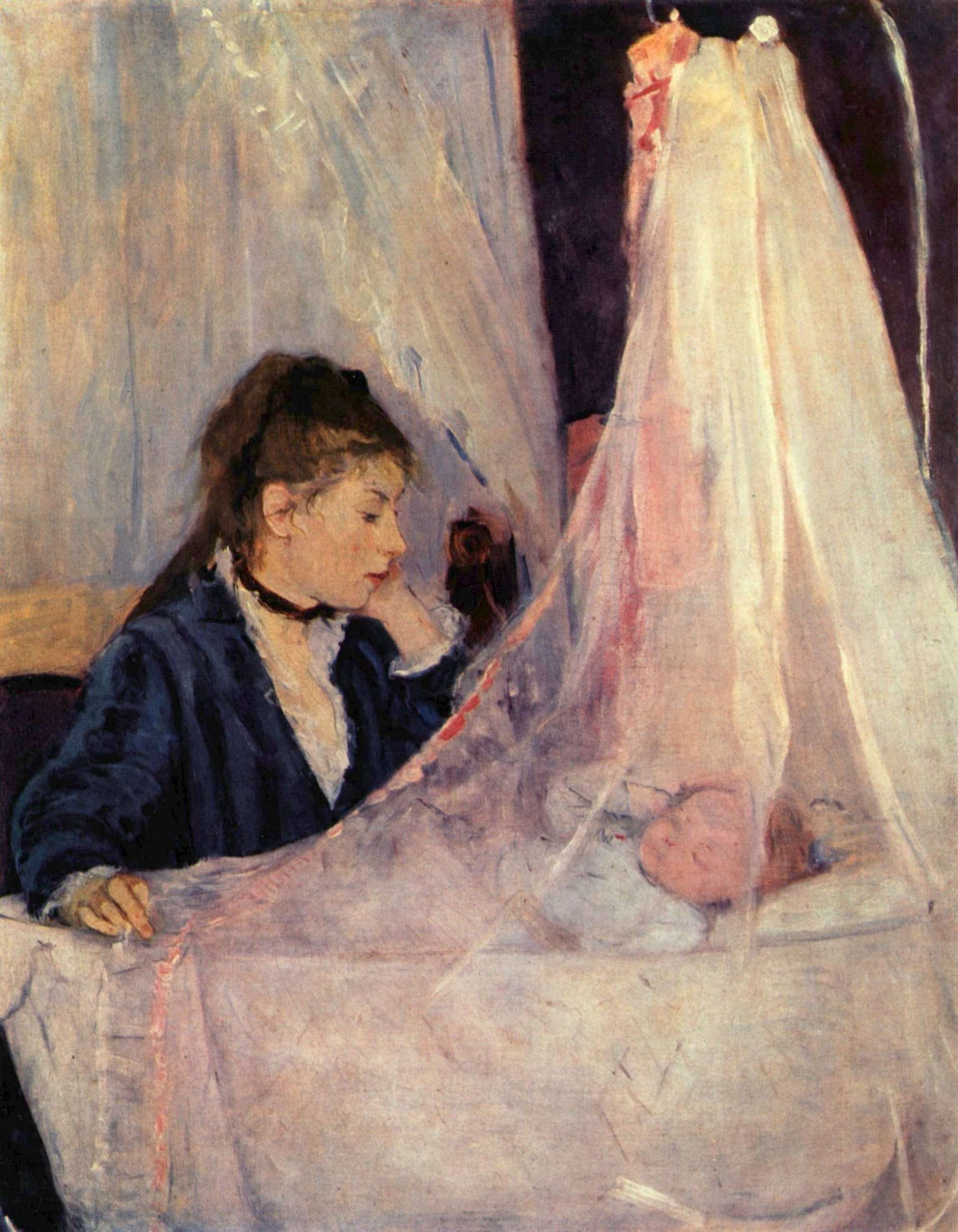 Pintura impresionista - La Cuna - Morisot