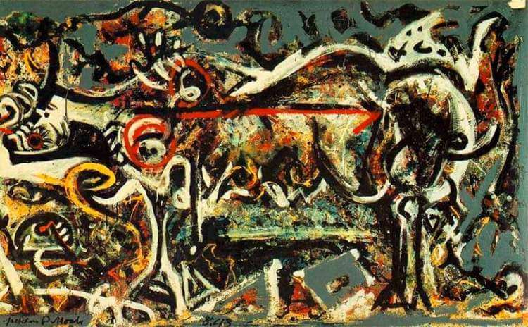 La loba, obras abstractas de Jackson Pollock