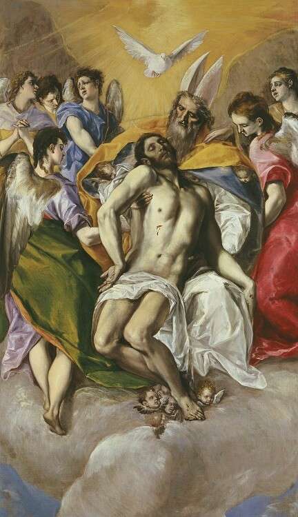 La santísima trinidad -El Greco