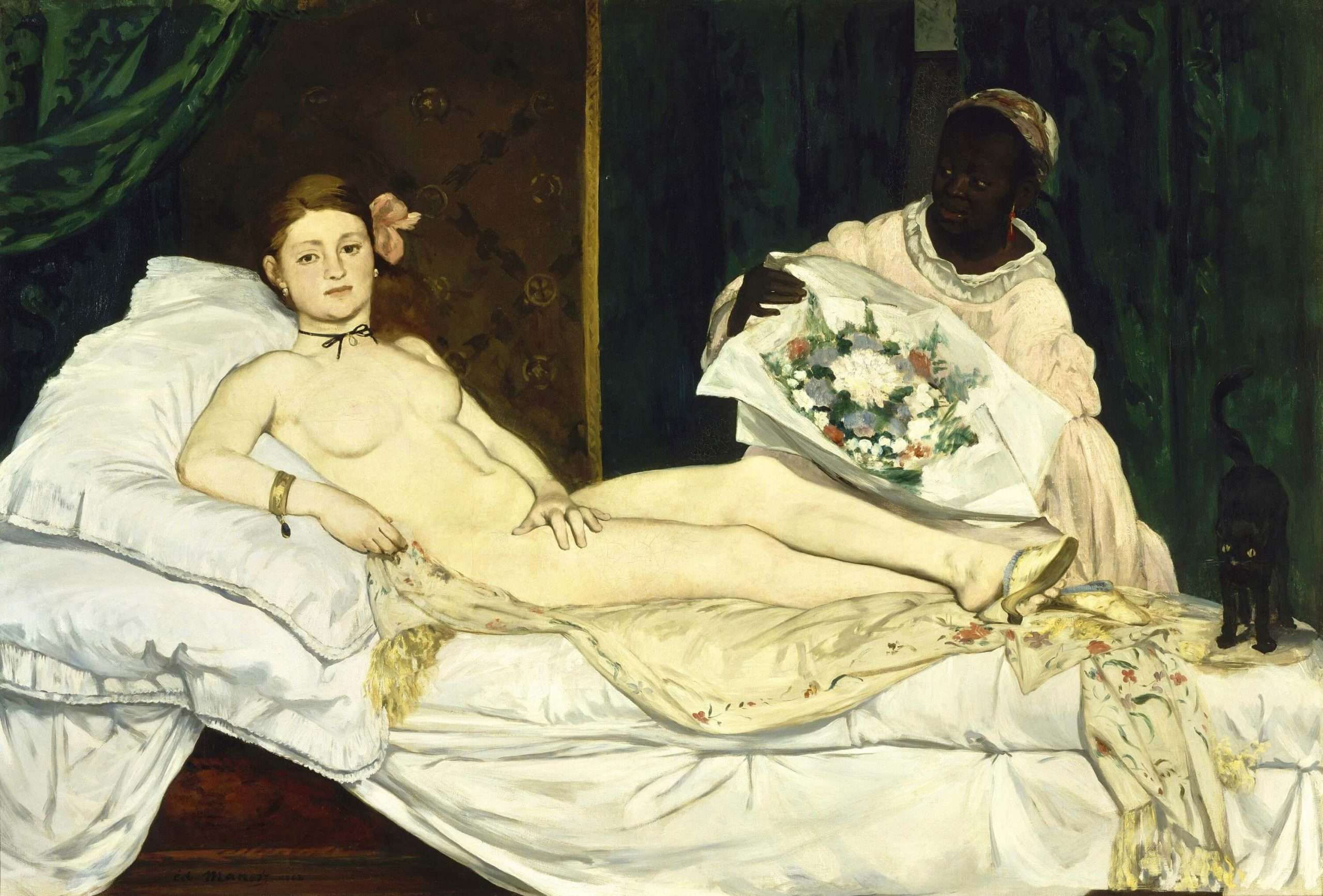 Obras del impresionismo - Edouard manet - Olympia