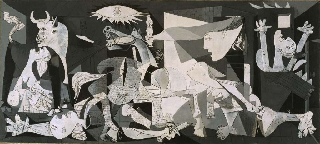 El Guernica, obras del Cubismo de Pablo Picasso. Obras surrealistas famosas.