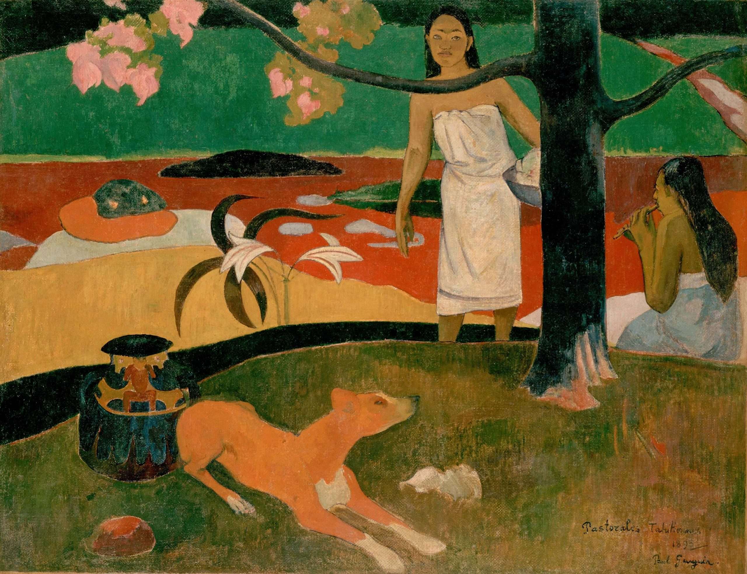 Cuadros Impresionistas - Pastoral de Tahití - Gauguin