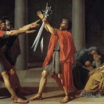 El juramento de los Horacios de Jaques-Louis David