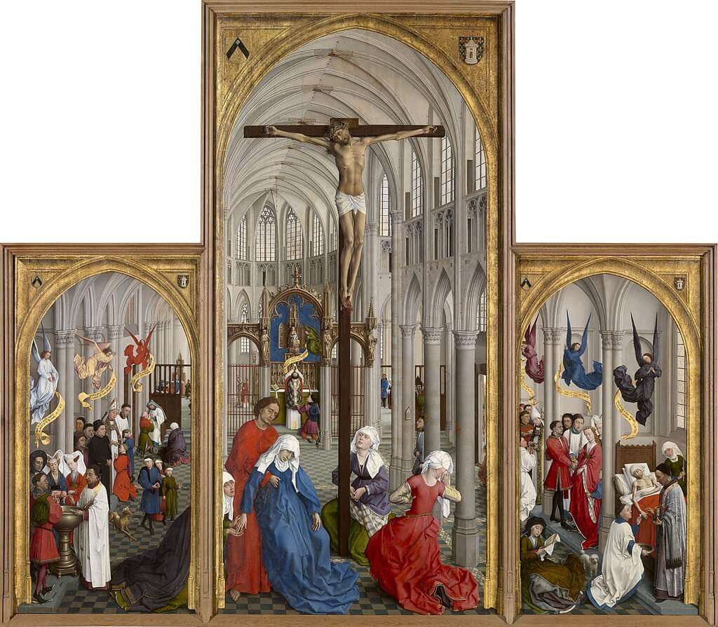 Obras de Roger Van der weyden - Retablo de los siete sacramentos