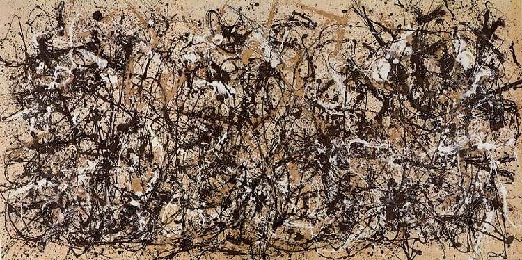 Ritmo de Otoño (nº 30), obras de Jackson Pollock. Expresionismo abstracto