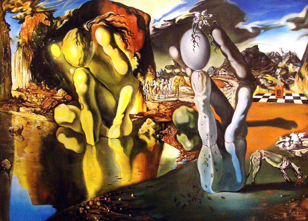La metamorfosis de Narciso de Salvador - Surrealismo de Salvador Dalí