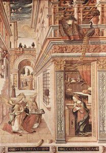 La Anunciación con San Emigdio, 1486 - Carlo Crivelli