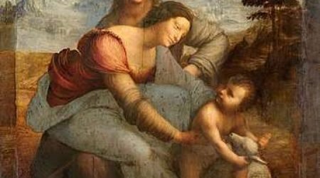 La Virgen, el niño Jesús y Santa Ana – Leonardo Da Vinci