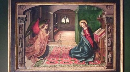 La Anunciación a la Virgen – Pedro Berruguete