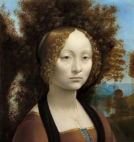 Retrato de Ginevra de Benci, obra de Leonardo Da Vinci