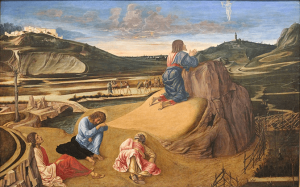 La oración en el huerto obra de Bellini