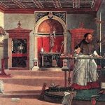 La visión de San Agustín en su estudio – Vittore Carpaccio
