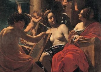 El encuentro del entendimiento, la voluntad y la memoria – Vouet