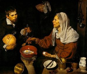 Vieja friendo huevos obra de Diego Velázquez