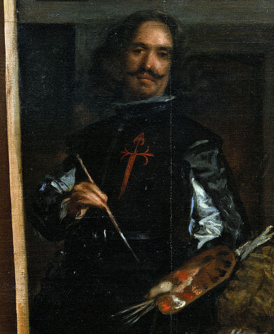 Diego Velázquez autorretrato en la obra de las meninas