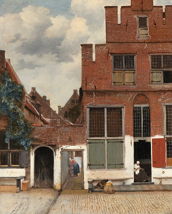 Callejuela de Delft, obras barrocas de Johannes Vermeer