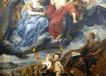 El encuentro de María de Médici y Enrique IV en Lyon