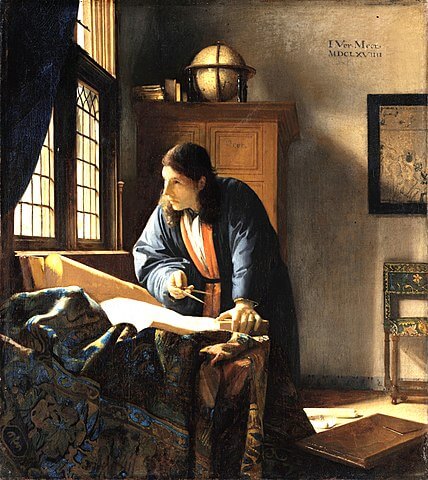 El geógrafo obra de Vermeer