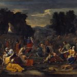 Israelitas recogiendo el maná en el desierto – Poussin