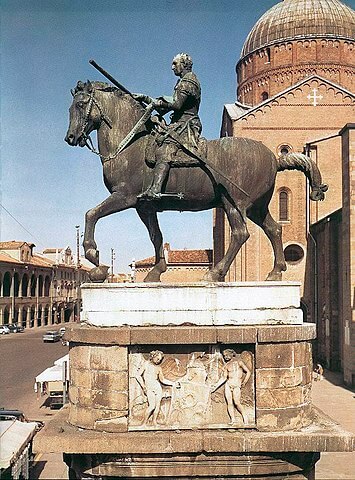 Gattamelata, escultura renacentista del artista Donatello