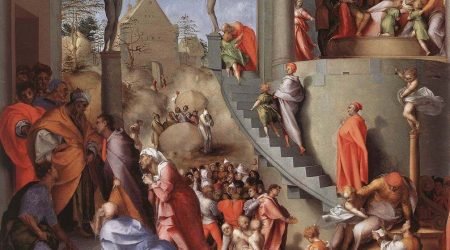 José con Jacob en Egipto – Pontormo