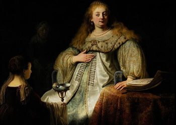 Judith en el banquete de Holofernes – Rembrandt