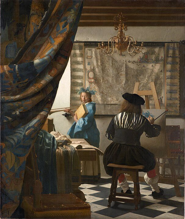 Alegoría de la pintura Johannes Vermeer obras y biografía