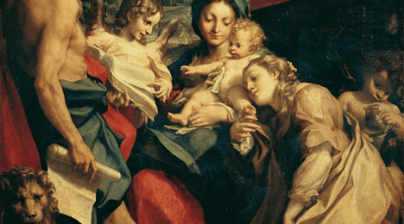 Virgen de san jerónimo – Correggio