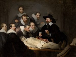 La lección de anatomía del doctor Tulp obra de Rembrandt