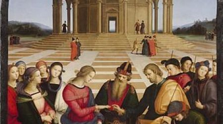 Los desposorios de la Virgen – Rafael Sanzio