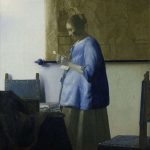 Mujer de azul leyendo una carta – Vermeer